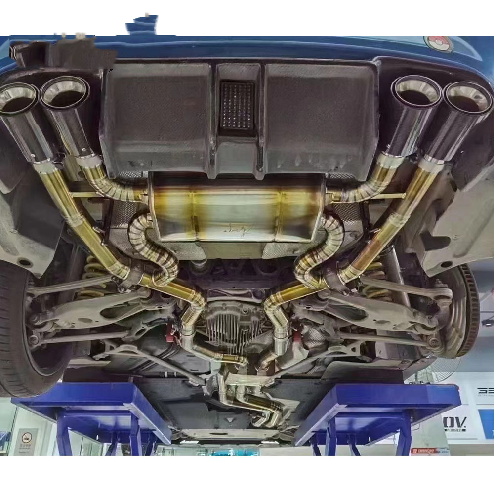 Automobile Exhaust Catback Tail Throat For BMW M2C 2018 4.0T 6