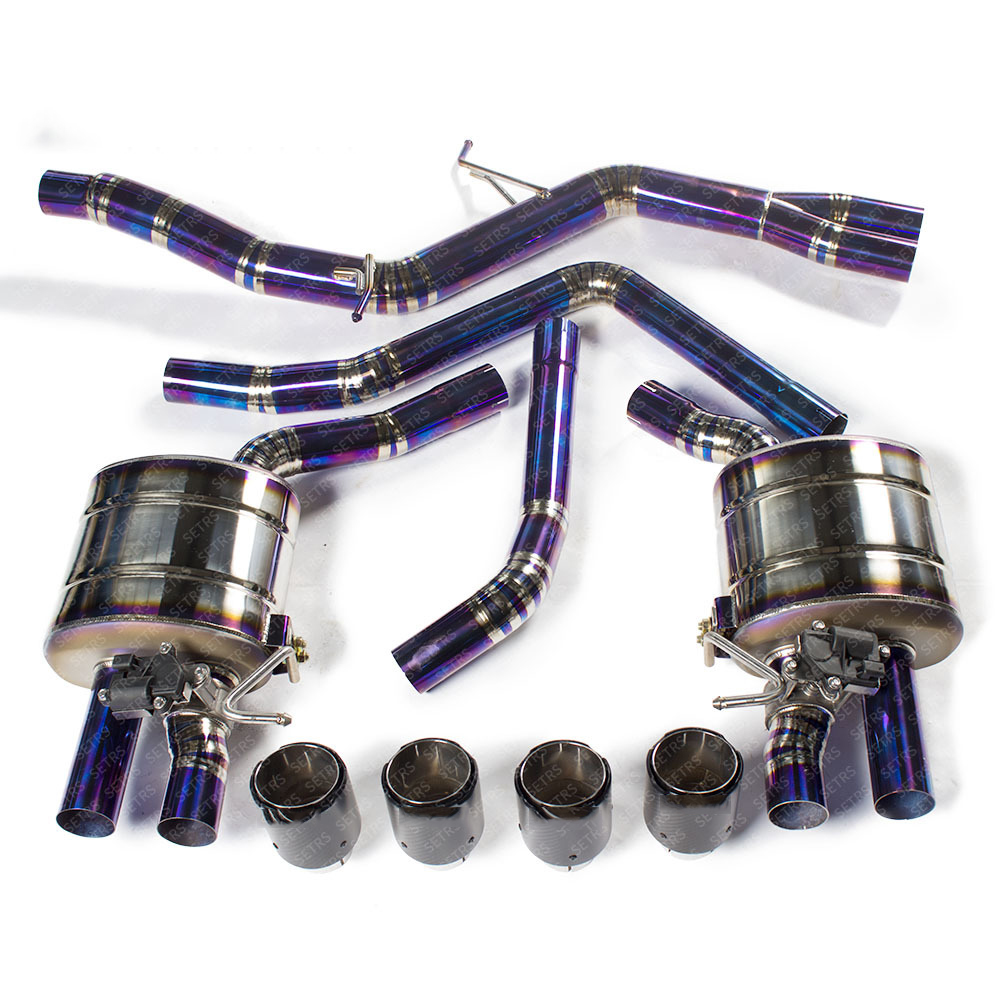 Autoauspuff Cat-back für Audi A6 A7 C7 C8 2009-2015 2.0T /1.8T 4