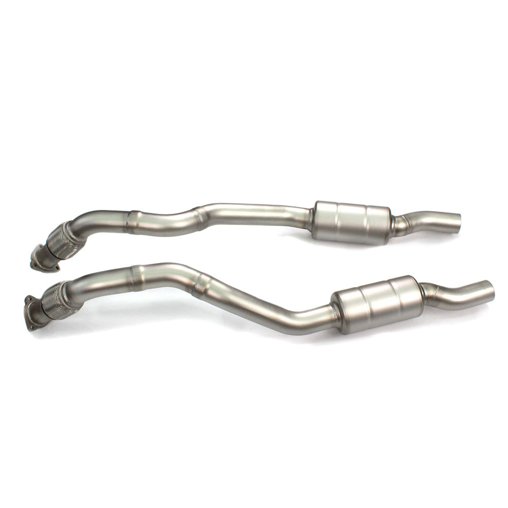 Tubos dianteiros de escape do carro Cat-back para AUDI S6/S7/RS6/RS7/C7 4.0T 13-15 6