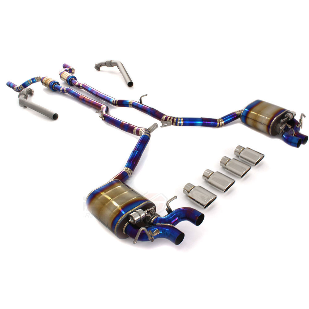 Car Exhaust Catback For Mercedes Benz AMG C63 W204 2011-2015 6.2T 2