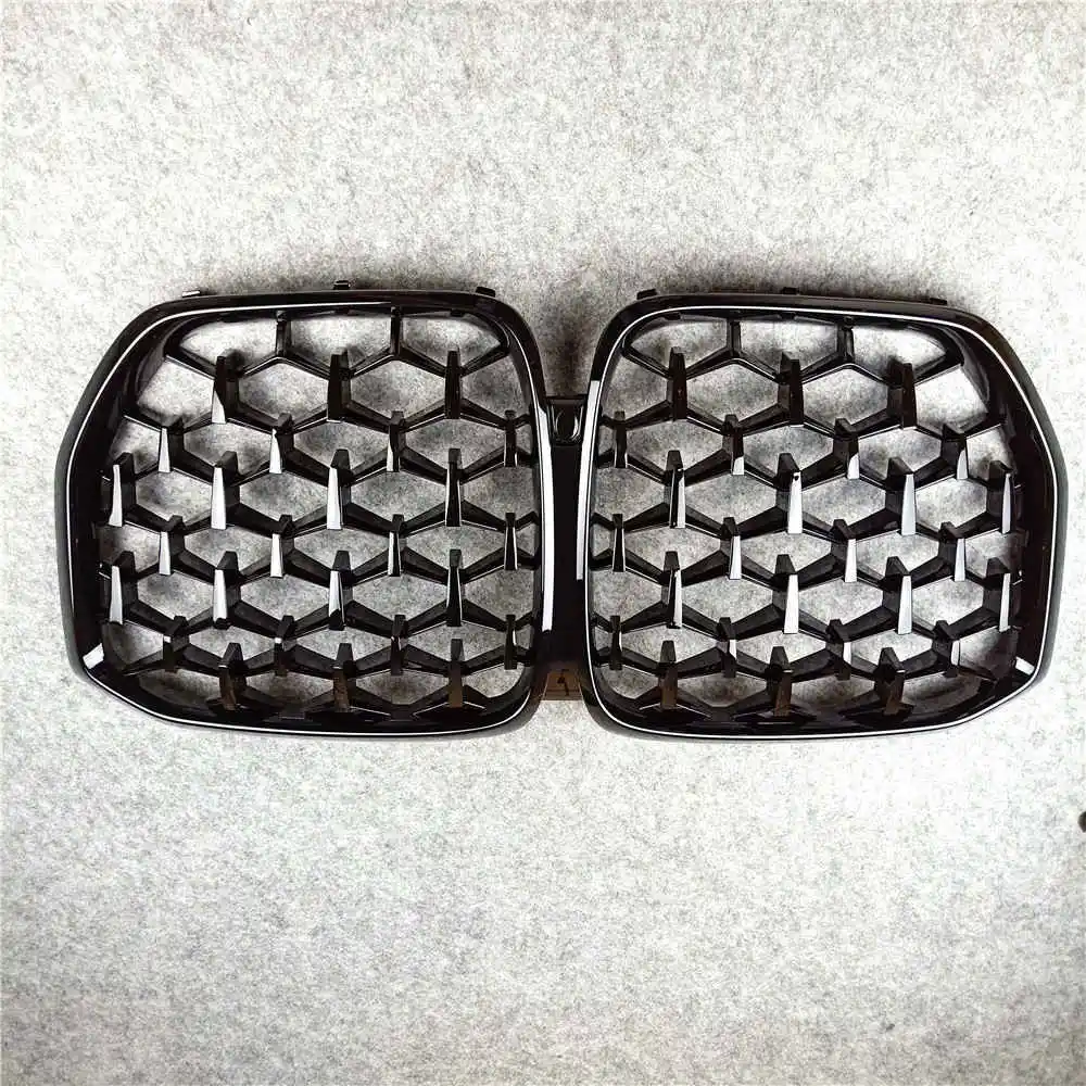 Diamond Bumper Front Kidney Grills Mesh Grilles For BMW X5 G05 2019 1
