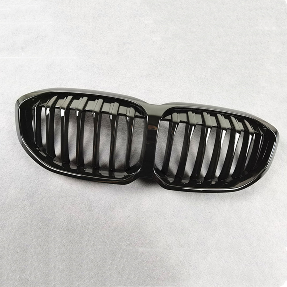 Black Bumper Front Mesh Grills Grilles For BMW 1 Series F40 2020+ 2