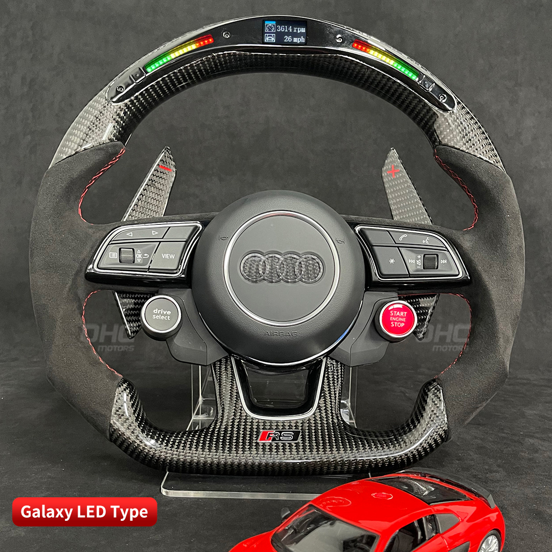Volante per corse a LED per Audi S3 S4 S5 rs3 rs4 rs5 rs6 rs7 6