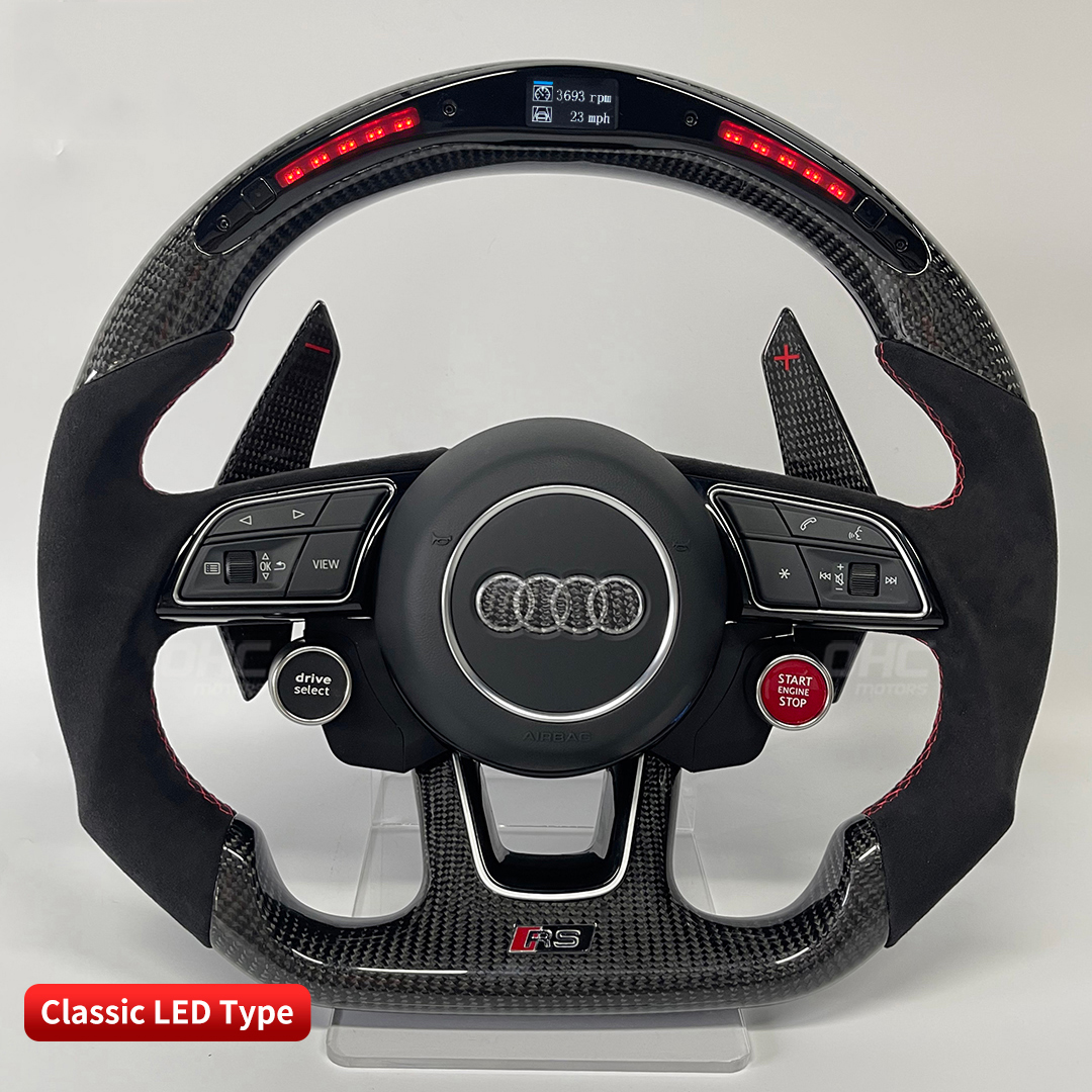 Volante per corse a LED per Audi S3 S4 S5 rs3 rs4 rs5 rs6 rs7 5