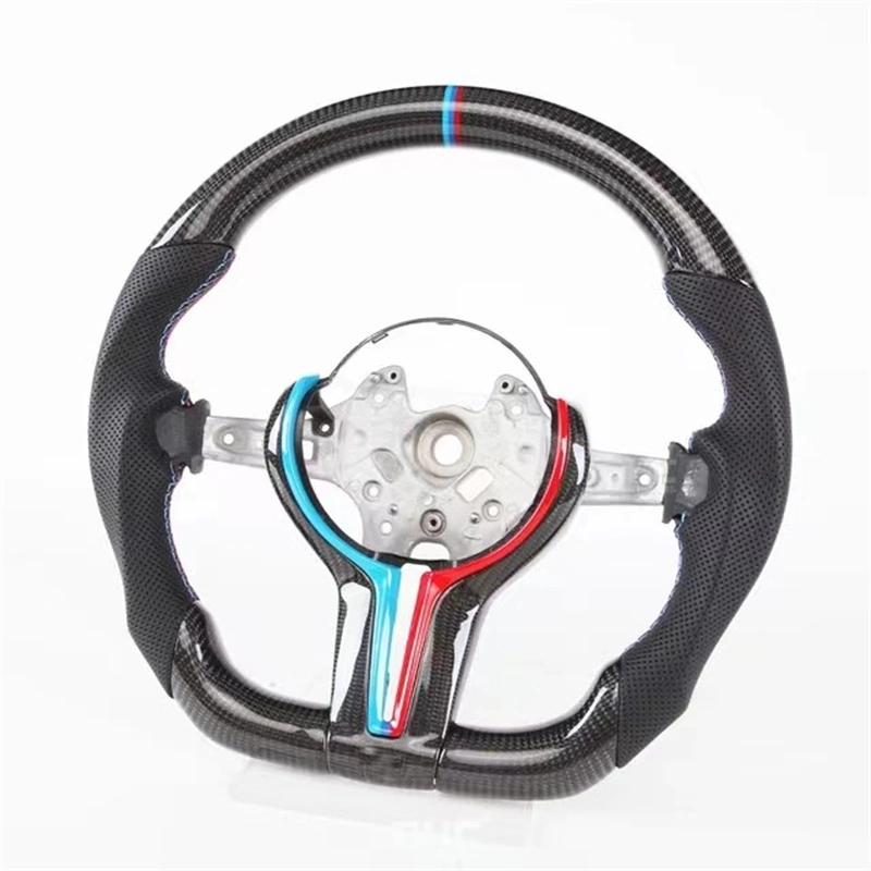 Real Carbon Fiber Steering Wheel for BMW M3 M4 M Series 1