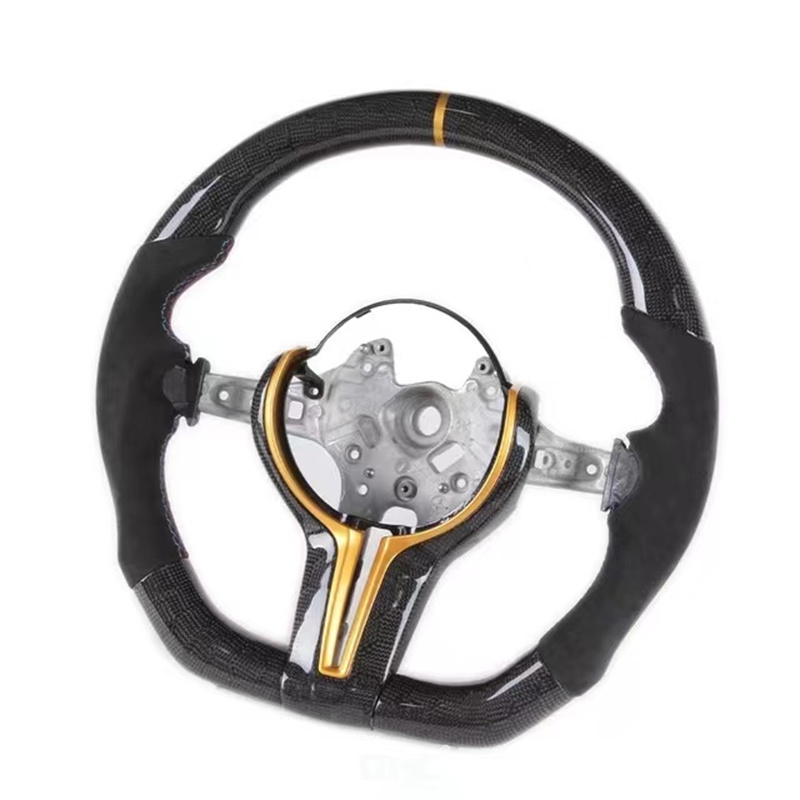 Real Carbon Fiber Steering Wheel for BMW M3 M4 M Series 5