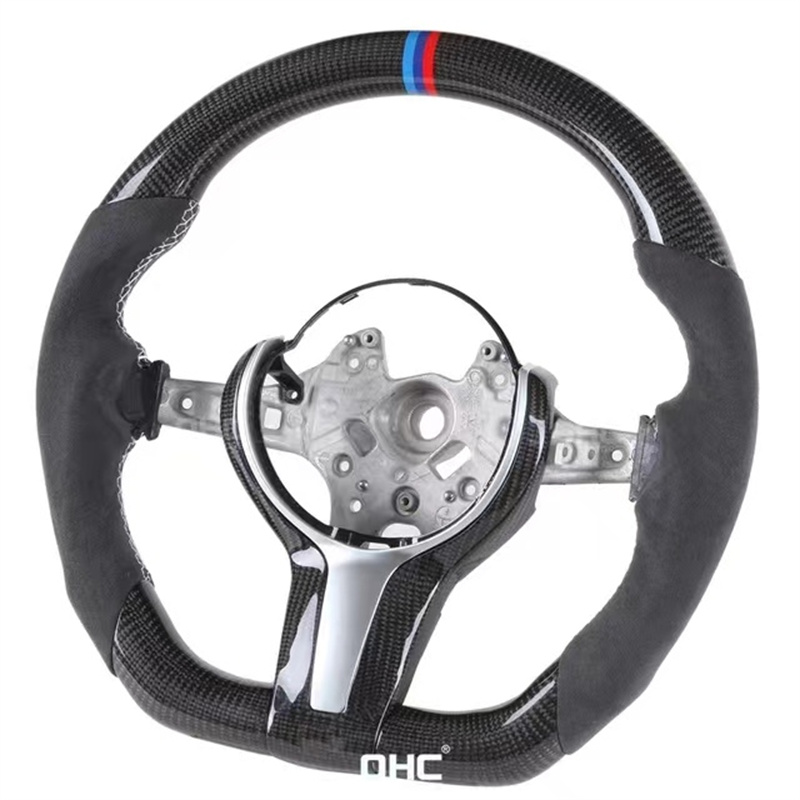Real Carbon Fiber Steering Wheel for BMW M3 M4 M Series 2