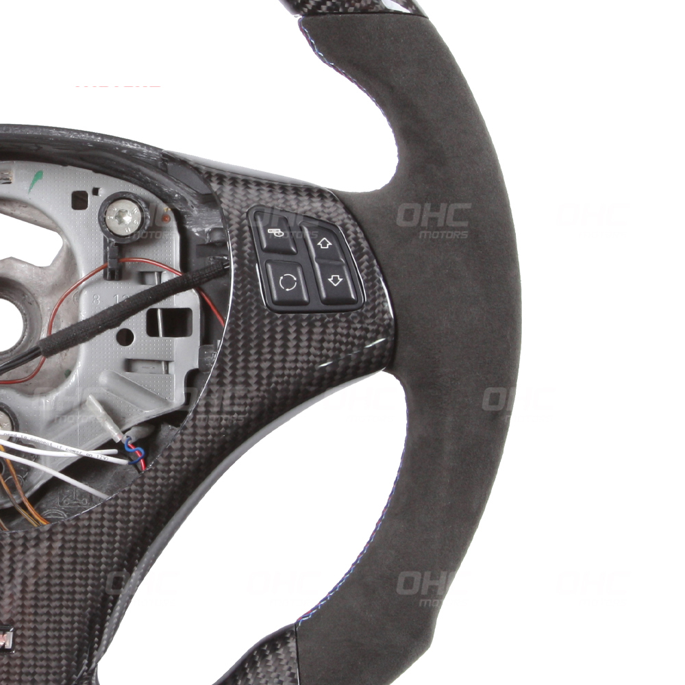 Carbon Fiber LED Performance Steering Wheel For E82 E90 E87 E91 E92 E93 7