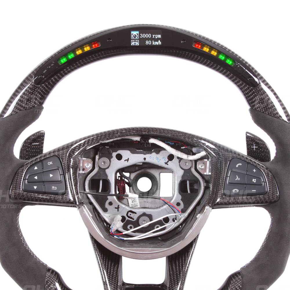 Kohlefaserlenkrad für AMG A45 A63 C45 C63 E63 W205 W204 3