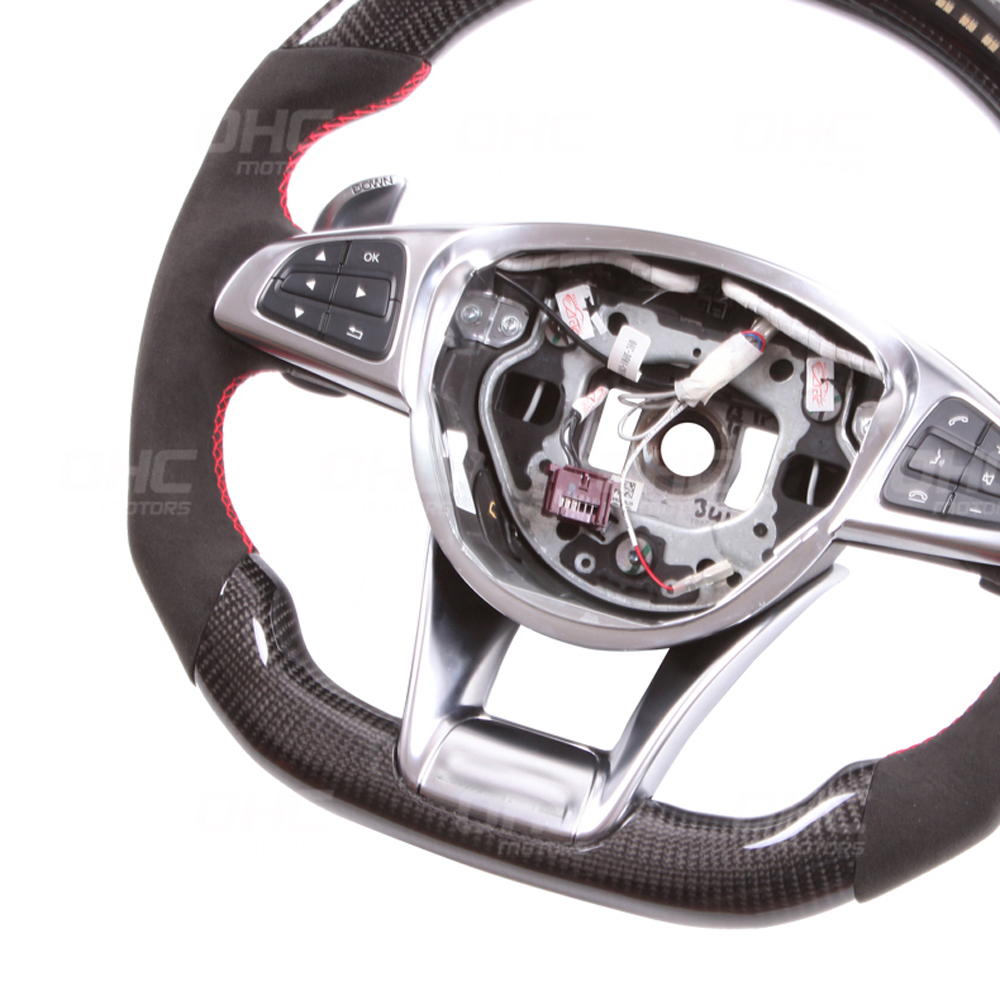 Carbon Steering Wheel For W204 W205 A45 A63 C45 C63 GLE63 AMG E63 6