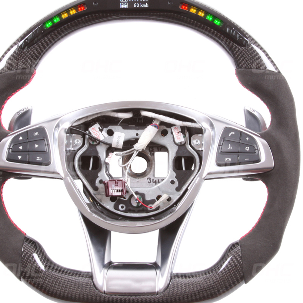 Carbon Steering Wheel For W204 W205 A45 A63 C45 C63 GLE63 AMG E63 4