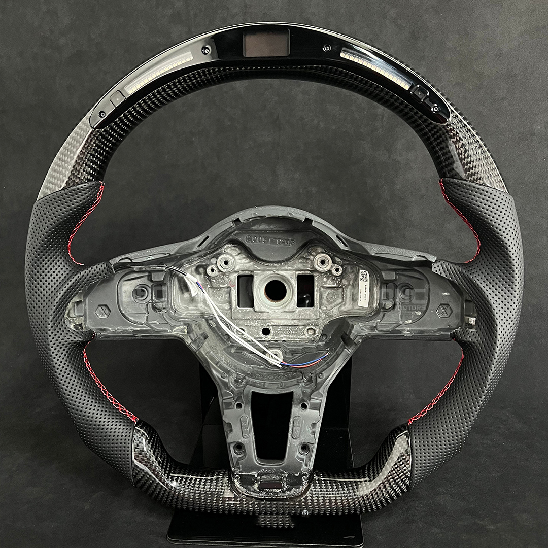 Véritable volant en fibre de carbone pour Mercedes Benz 5