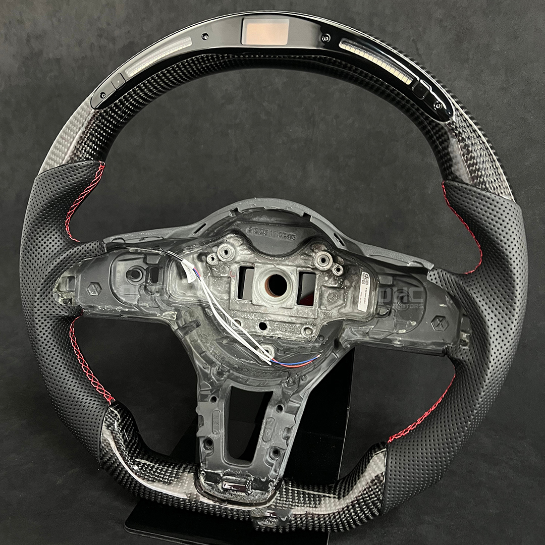 Véritable volant en fibre de carbone pour Mercedes Benz 2