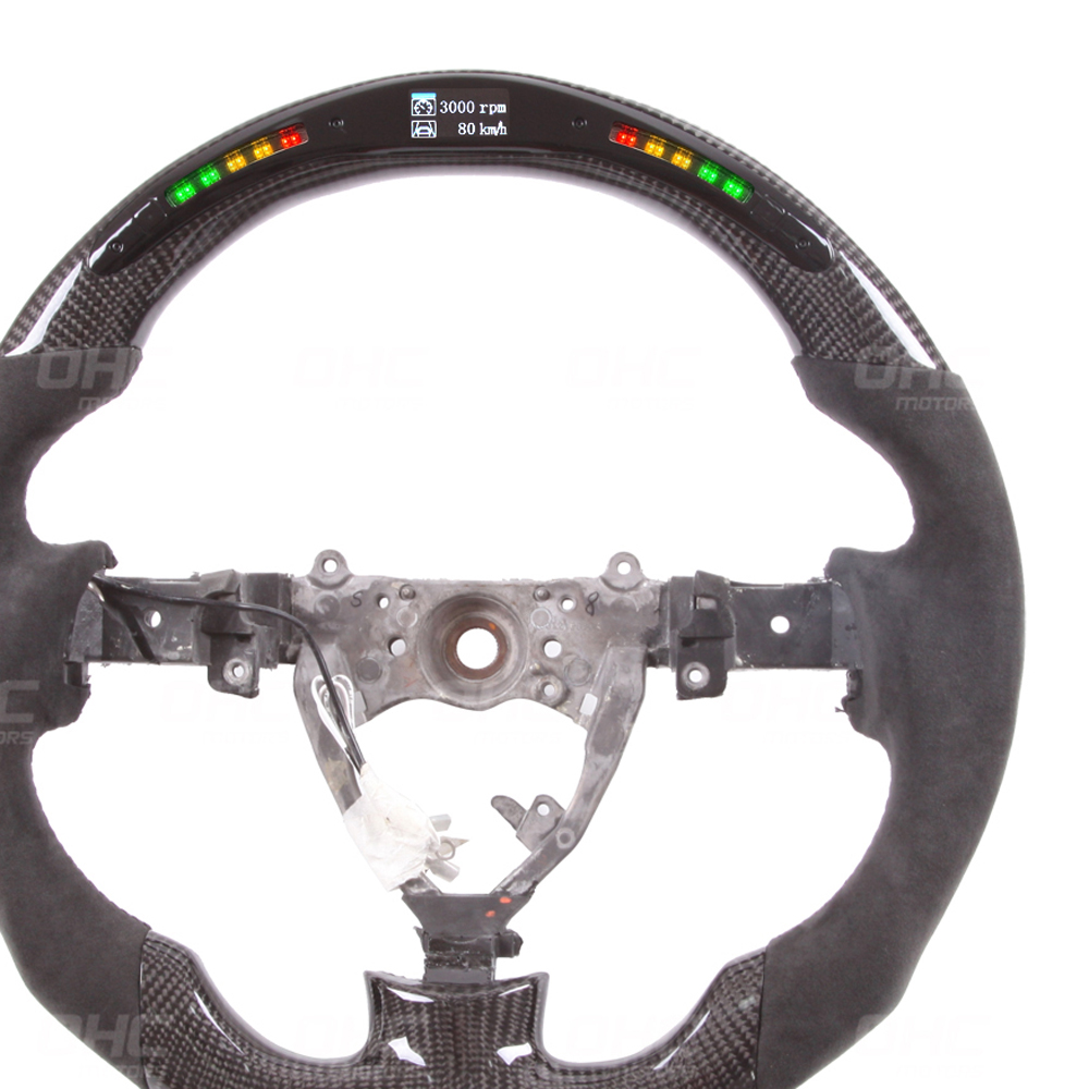 Carbon LED Display Steering Wheel For Toyota Prado Tundra 4Runner 3