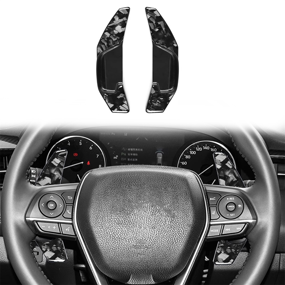 Carbon Fiber Steering Wheel Shift Paddle For Toyota Corolla 4
