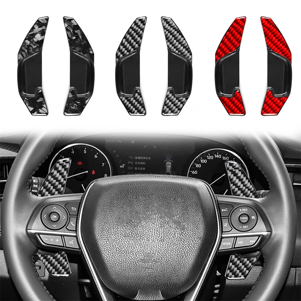 Carbon Fiber Steering Wheel Shift Paddle For Toyota Corolla 1