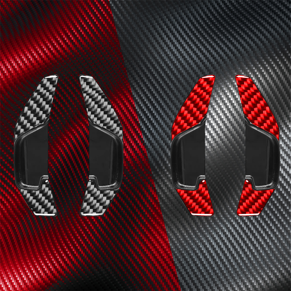 Carbon Fiber Steering Wheel Shift Paddle For Toyota Corolla 5