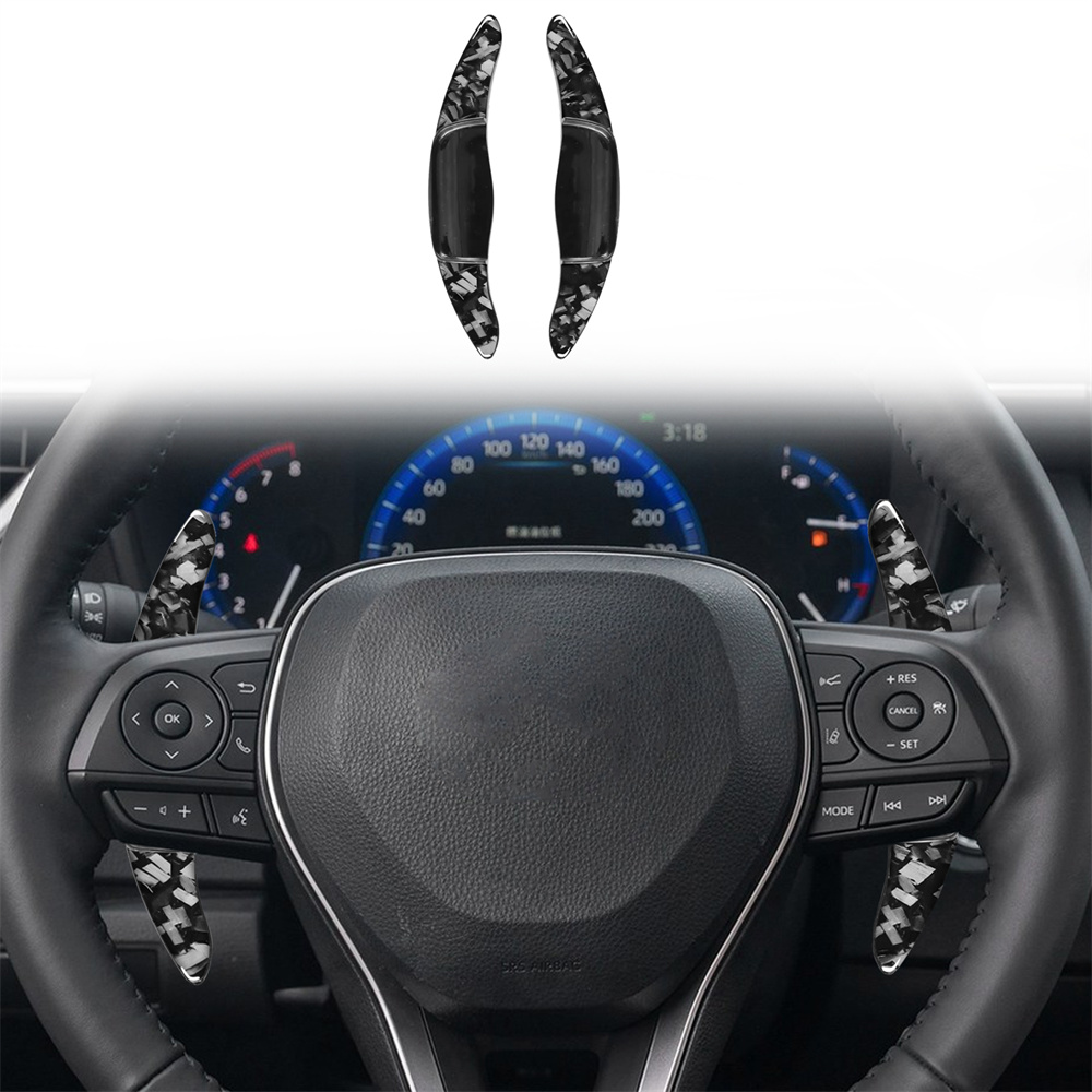 Carbon Fiber Steering Wheel Shift Paddle For Toyota Camry 2
