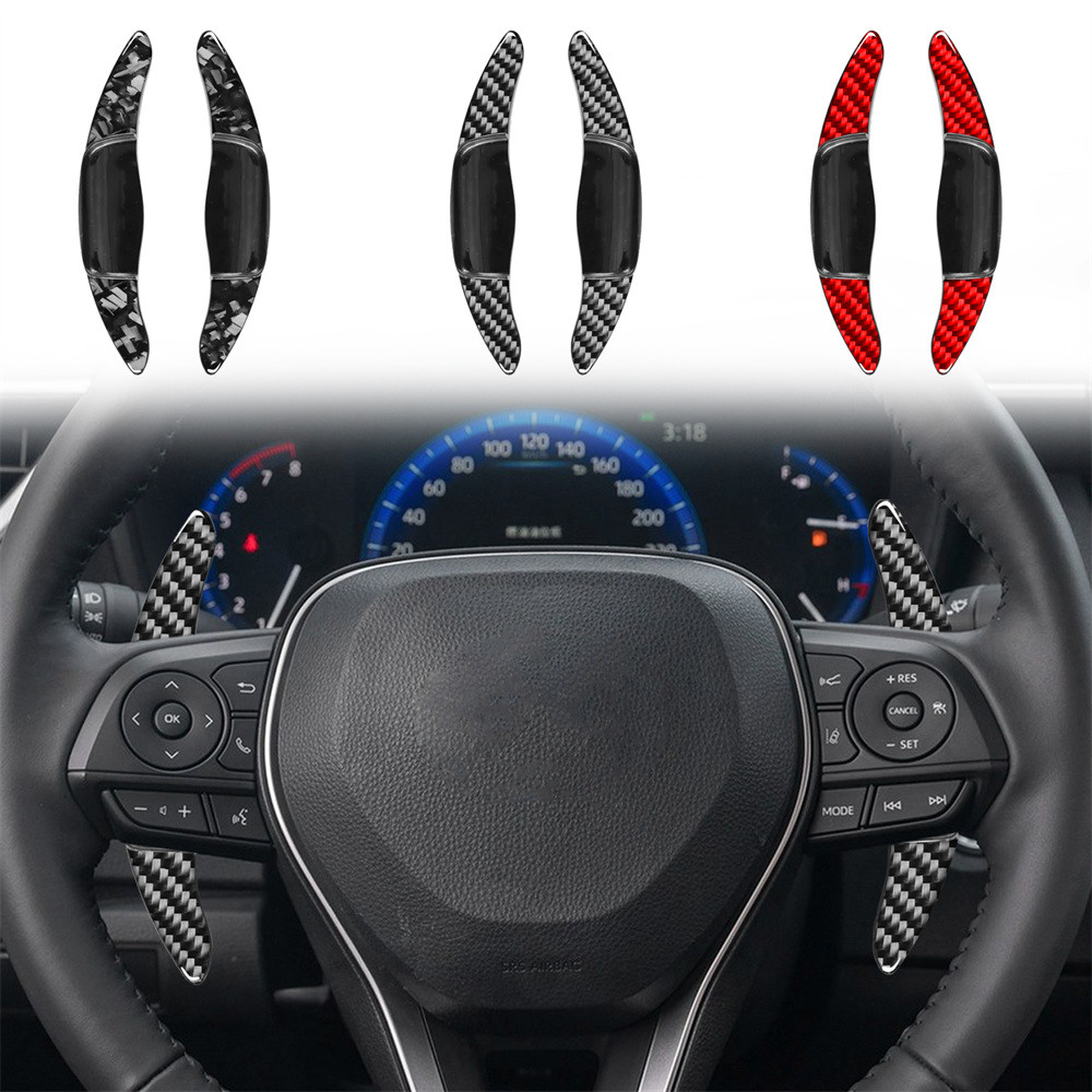 Carbon Fiber Steering Wheel Shift Paddle For Toyota Camry 1