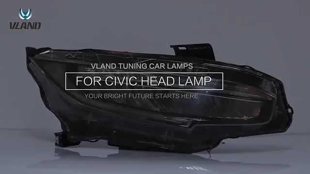Car LED Headlight Assembly For Honda Tenth Generation Civic 2016 1