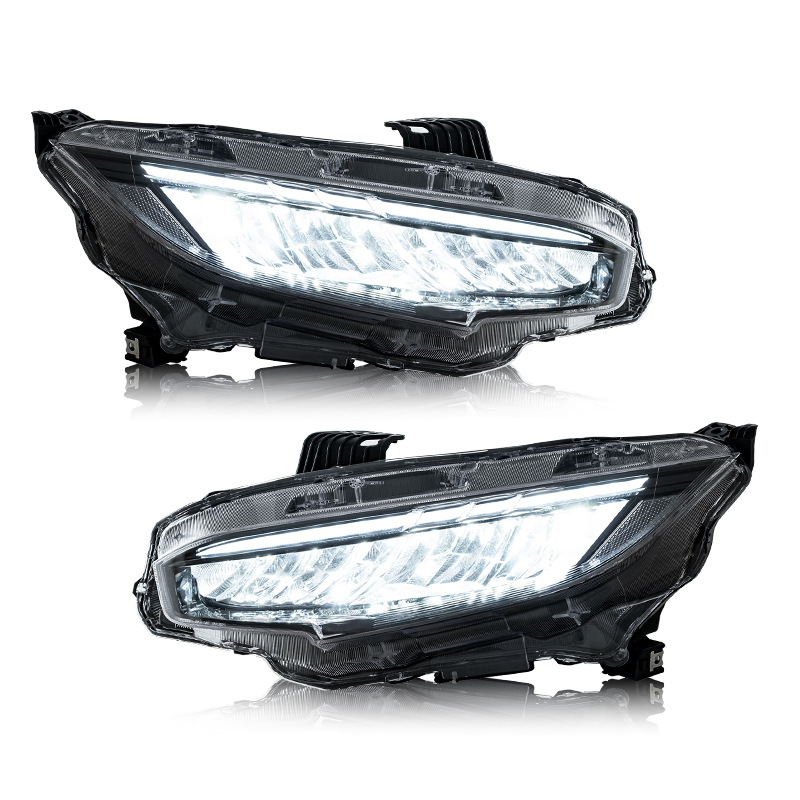 Car LED Headlights Assembly For Honda Civic 10th Generation 2016-2021 2