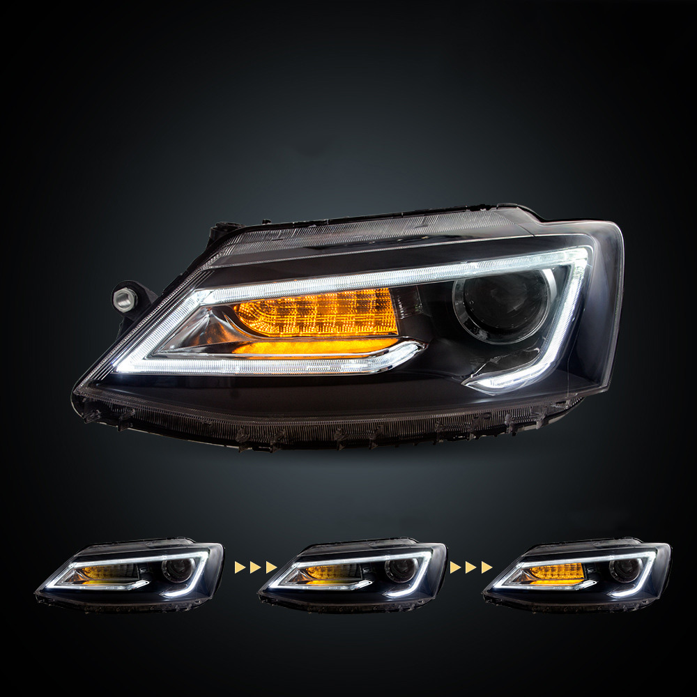 Car LED Headlights Assembly For Volkwagen Sagitar Modified A5 5
