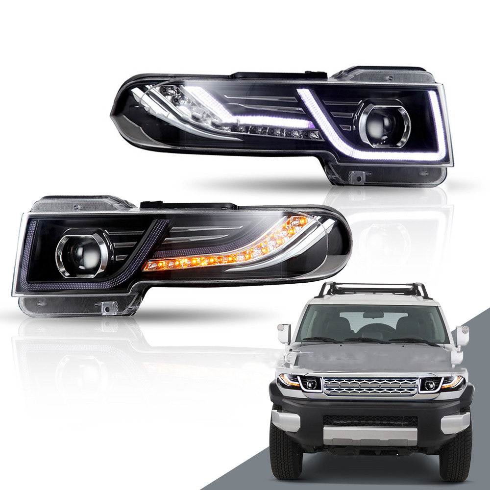 Car LED Headlights Assembly For Toyota FJ Cruiser Front Lamp 2