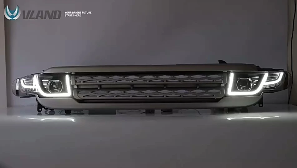 Montagem dos faróis de carro LED para Toyota FJ Cruiser lâmpada frontal 1