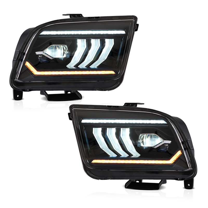 Car LED Headlights Assembly For Ford Mustang 2005-2009 Head Lamp 1