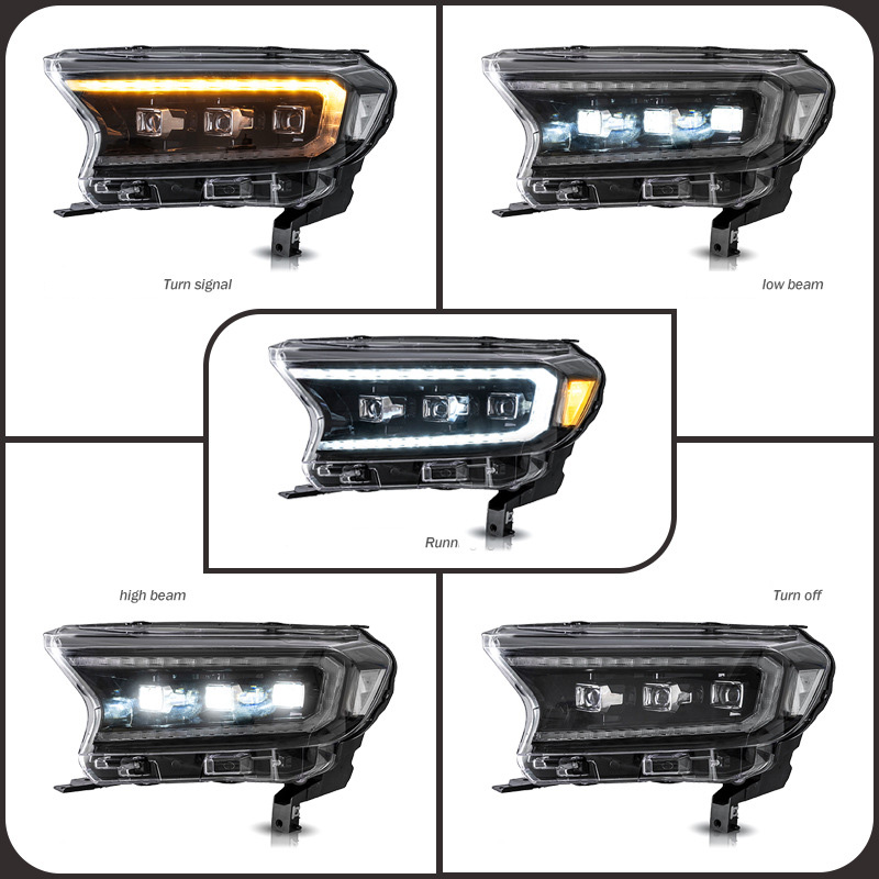 Car LED Front Lamp Headlights Assembly For Ford Ranger 2015-IN 4