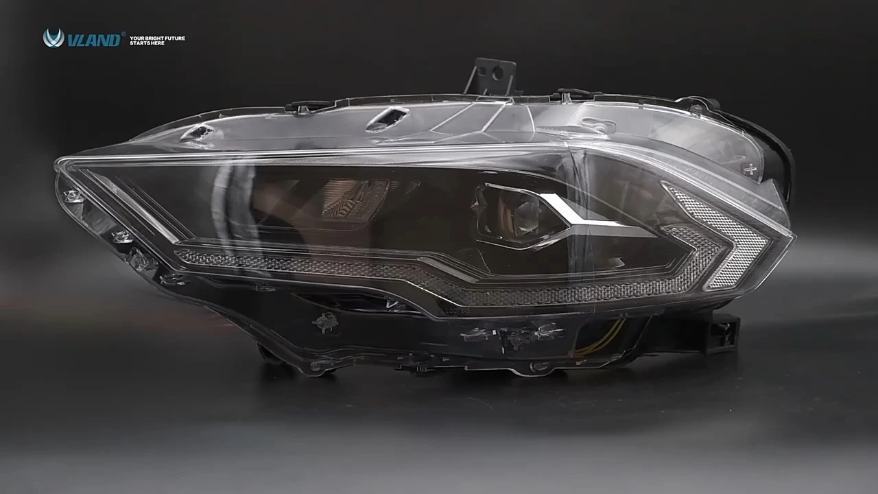 フォードマスタングカーLEDヘッドライトアセンブリ2018インフロントランプ 1