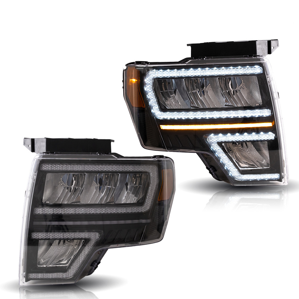 Car LED Heahts Assembly Daytime Running Light For Ford 09-14 F150 3