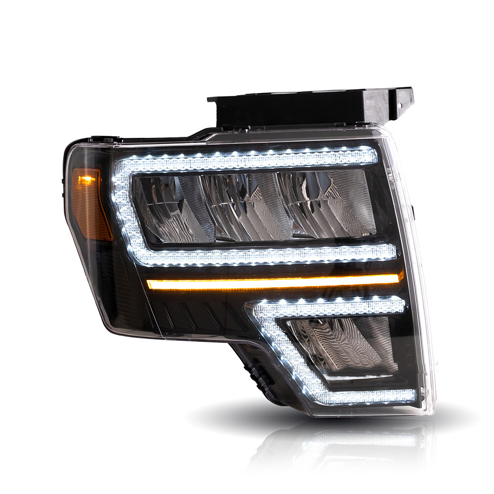 Car LED Heahts Assembly Daytime Running Light For Ford 09-14 F150 4