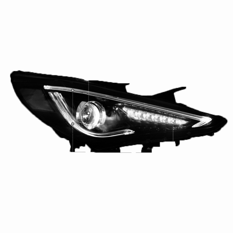 Car LED Headlight Assembly For Hyunda Sonata 2011-2014 Head Lamp 3