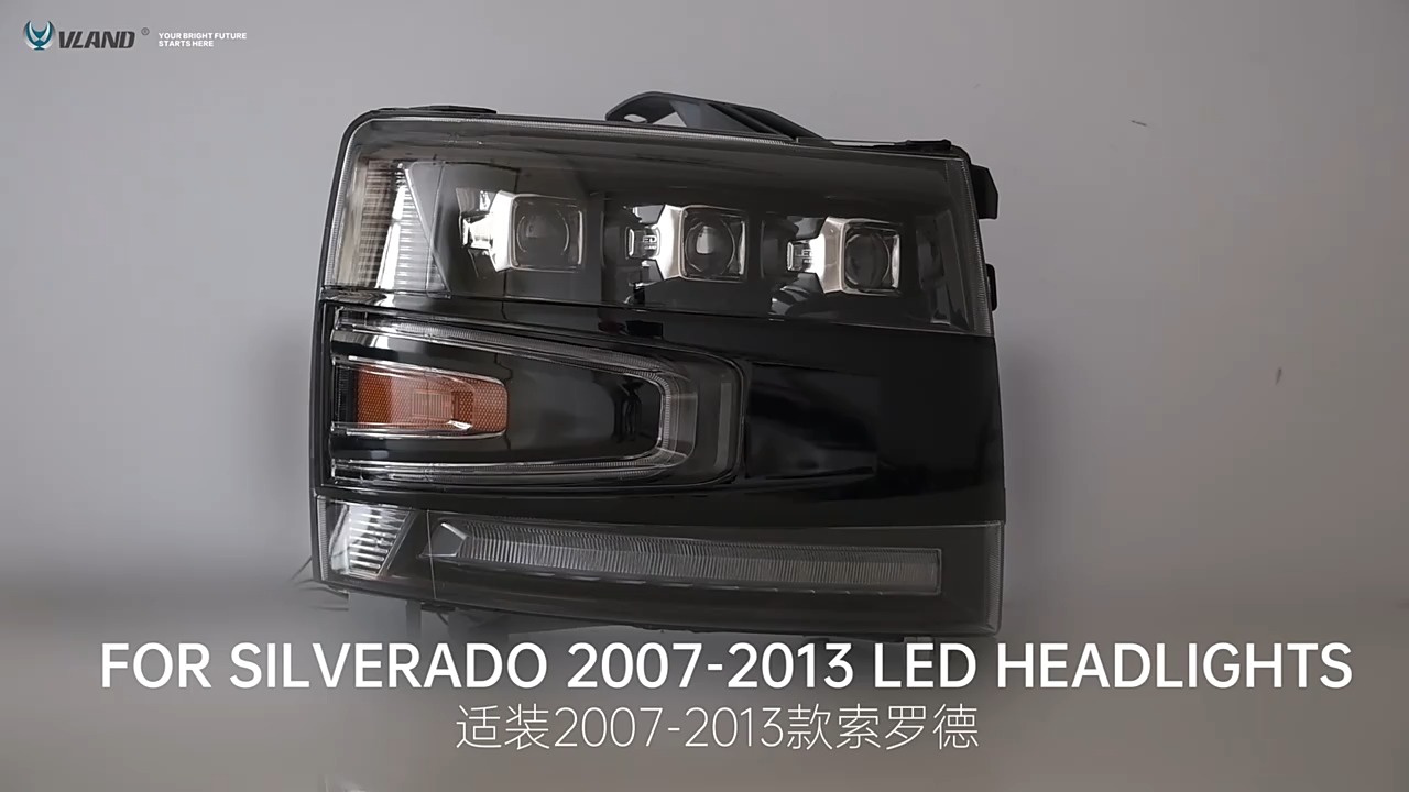 Car LED Headlights Assembly For Chevrolet Silverado 2007-2013 1