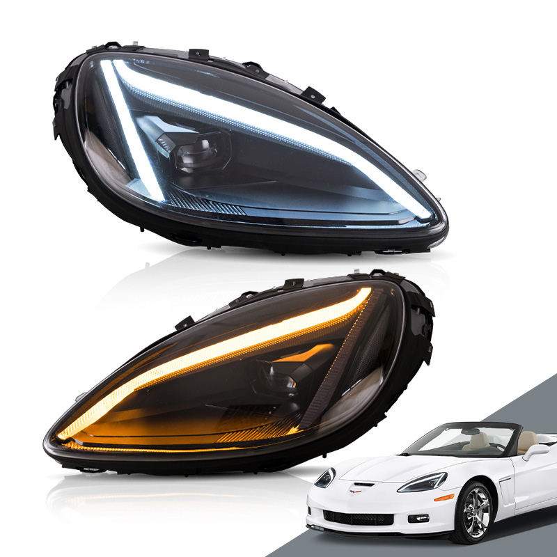 Car LED Heaadlight Assembly For Chevrolet Corvette C6 2005-2013 2