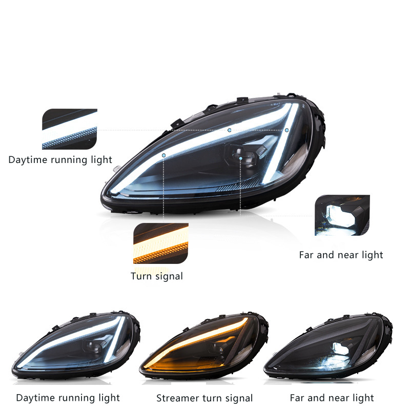 Car LED Heaadlight Assembly For Chevrolet Corvette C6 2005-2013 4