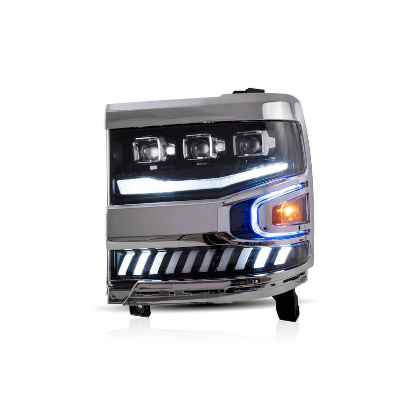 Car LED Headlights Assembly Chevrolet Silverado 2016-2018 Front Lamp 5