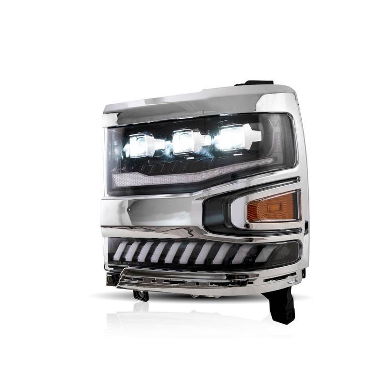 Car LED Headlights Assembly Chevrolet Silverado 2016-2018 Front Lamp 4