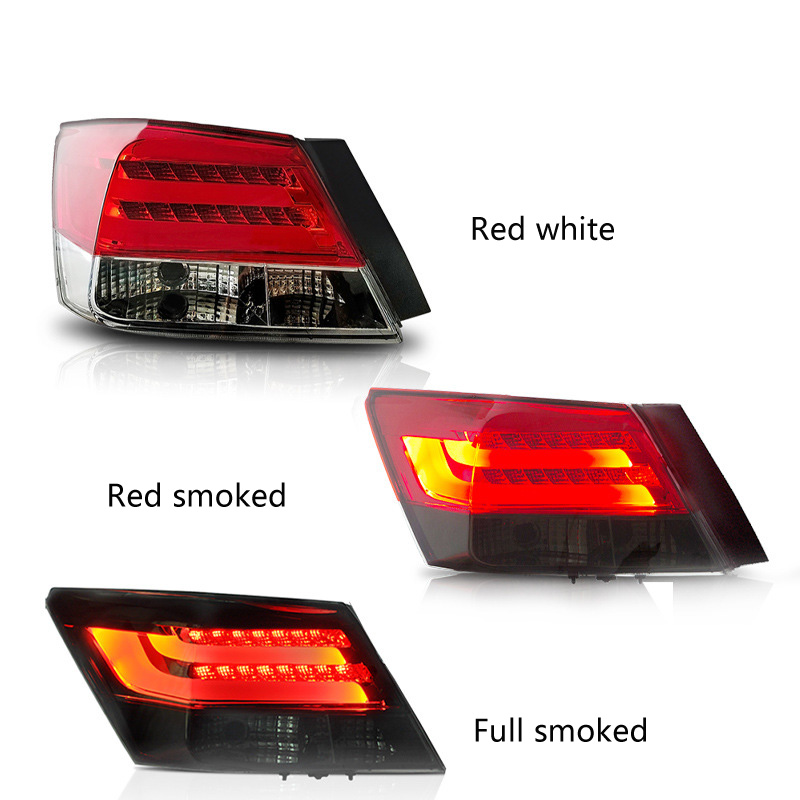 Car LED Taillight Streamer Turn Signal For Honda Accord 2008-2013 Rear Lamp 2