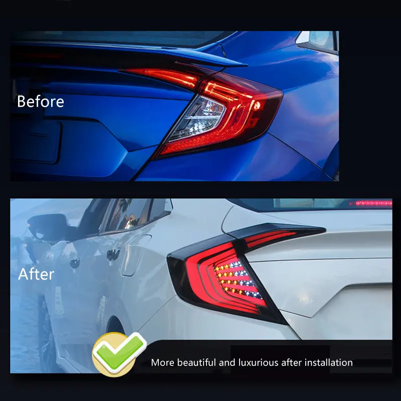 1991 Honda Accord Tail Lights Honda Civic 2016-IN by Maxdo 6