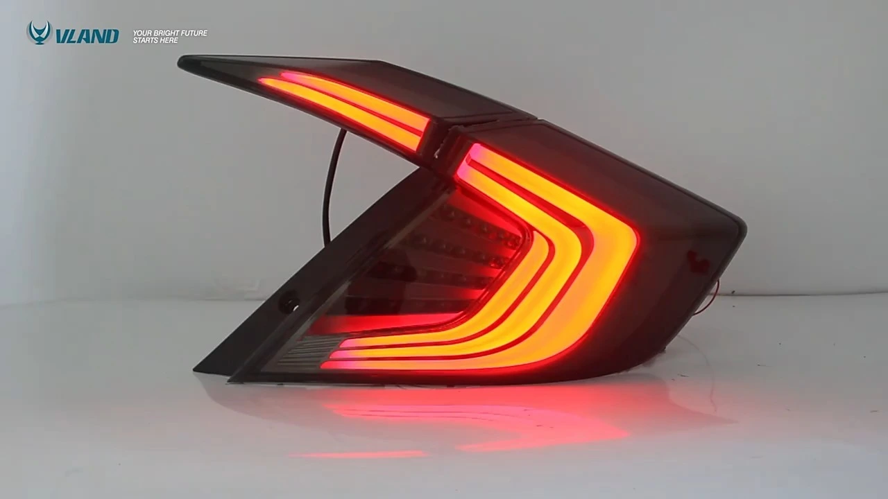 Conjunto de luzes traseiras de LED para carro para Honda Civic 2016-IN Lâmpada traseira 1