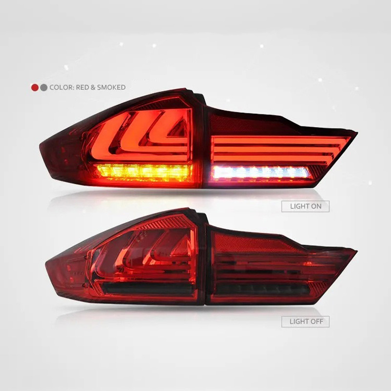 Car Tail Lamp LED Taillights Assembly For Honda City 2014-2017 5