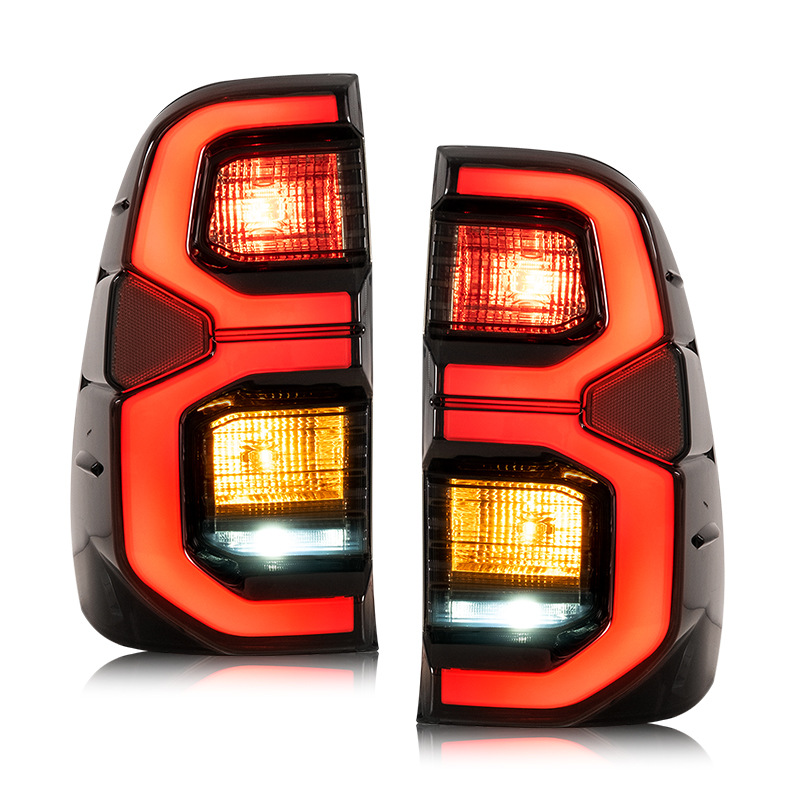 Car LED Taillights Assembly For Toyota HILUX REVO 2015-2020 Rear Lamp 2
