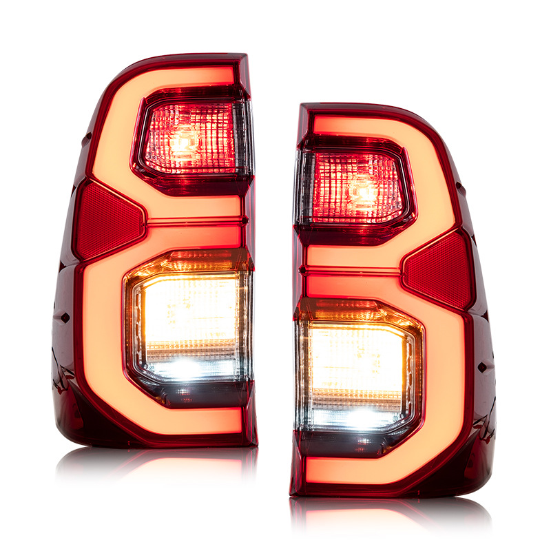 Car LED Taillights Assembly For Toyota HILUX REVO 2015-2020 Rear Lamp 3