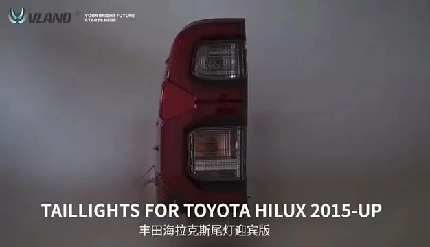 Conjunto de luces traseras LED para Toyota HILUX REVO 2015-2020 Lámpara trasera 1