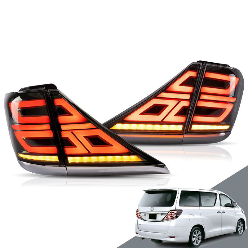 Car LED Taillights Assembly For Toyota ALFA 2007-2013 Rear Lamp 2