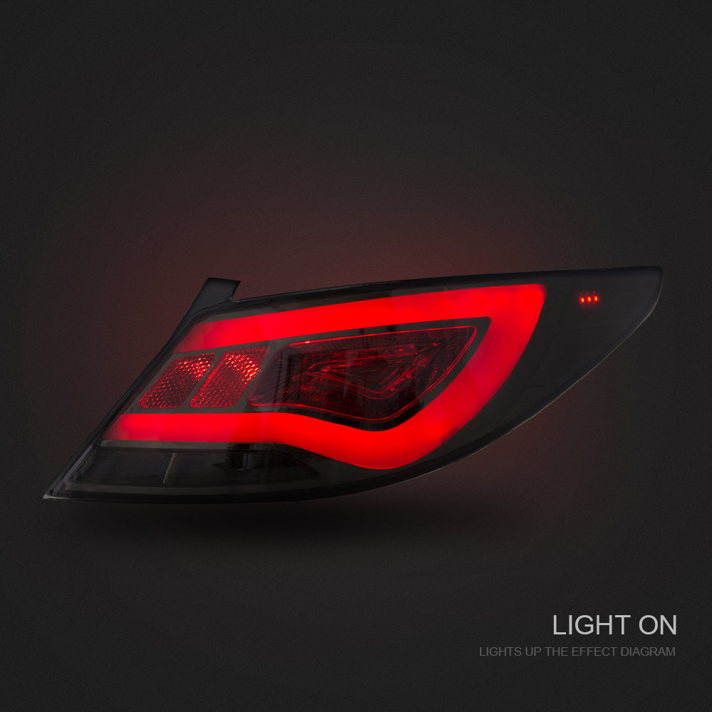 Car Styling LED Tail Lamp Assembly For Hyundai Verna 2010-2013 4