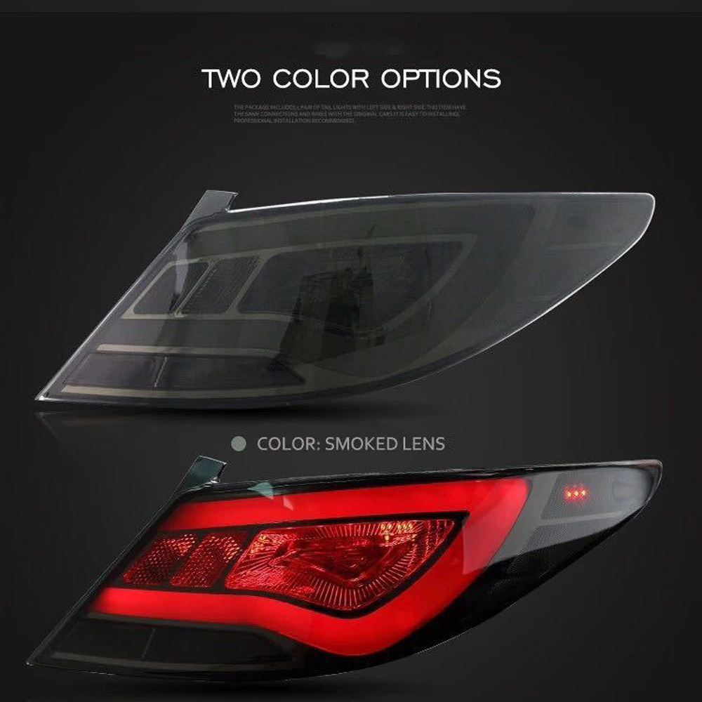 Car Styling LED Tail Lamp Assembly For Hyundai Verna 2010-2013 6