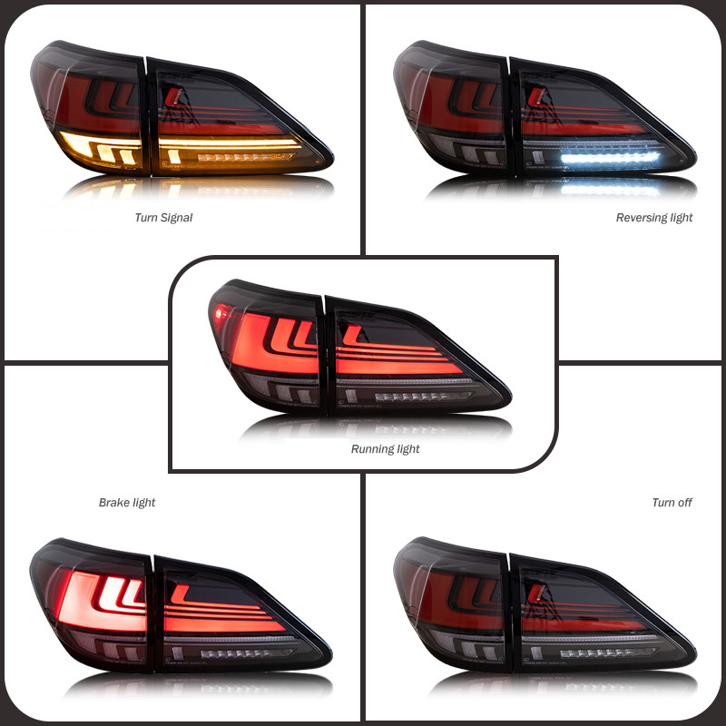 Car LED Rear Lamp Tail Light For Lexus RX270 330 350 450H 2009-2014 3
